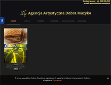 Tablet Screenshot of dobra-muzyka.pl